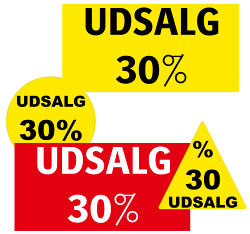 Sale signs