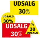 Udsalgs skilte