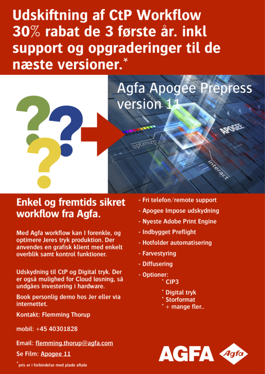 Agfa Workflow Upgrade Flyer
